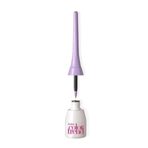 Delineador liqido Color Trend tono Morado Pastel 3ml Avon
