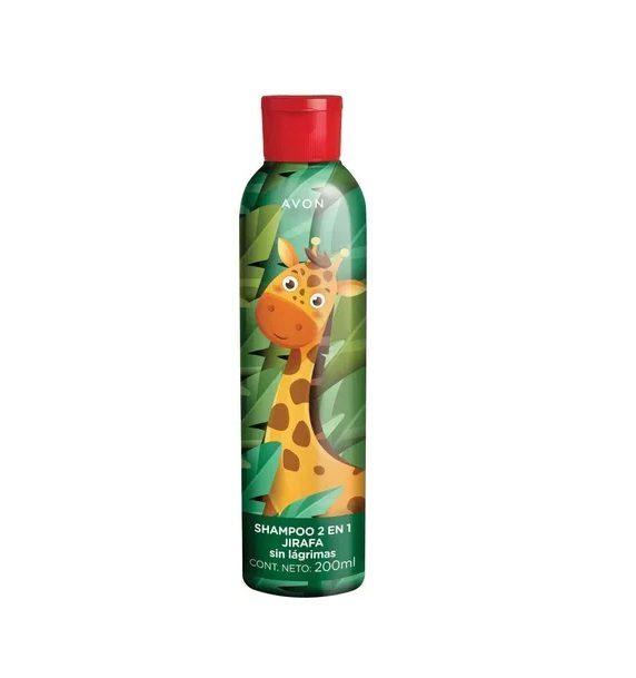 Shampoo 2 en 1 Jirafa 200ml Avon