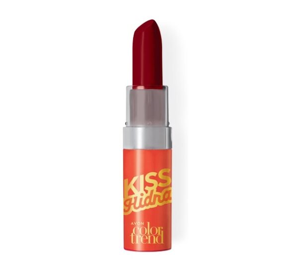 Labial en Barra Color Trend Kiss Hidra tono Rojo Aterciopelado 3.6g Avon