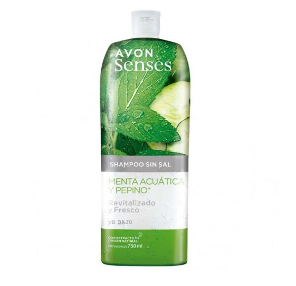 Shampoo Menta y Pepino 750ml Avon Shampoo Menta y Pepino 750ml Avon
