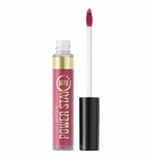 Labial Liquido Power Stay tono Persistent Pink Avon