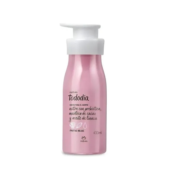 Crema tododia Frutas Rojas 400ml Natura