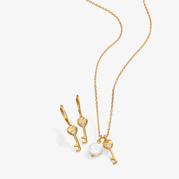 Colección Collar + Aretes LLave de Suerte yanbal