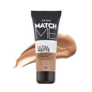Base liquida Ultra Mate Match me tono Medium Beige Avon