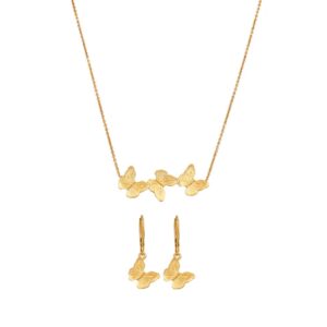 Collar + aretes Mariposa en Vuelo tono Dorado Yanbal Collar + aretes Mariposa en Vuelo tono Dorado Yanbal