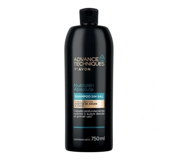 Shampoo Nutricion Absoluta sin sal Argan y Coco 750ml Avon Shampoo Nutricion Absoluta sin sal Argan y Coco 750ml Avon