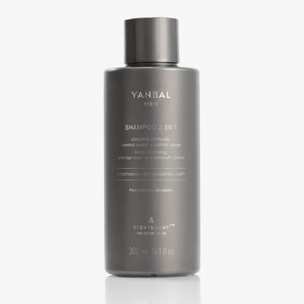 Shampoo 3 en 1 Limpieza Profunda, Control Caída, Control Caspa 300ml Yanbal
