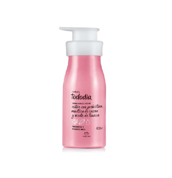 Crema para cuerpo Tododia Frambuesa y Pimienta Rosa 400ml Natura