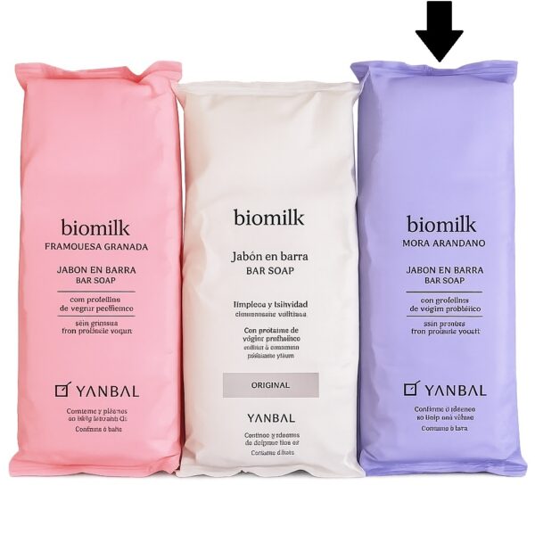 Jabon x 4 Biomilk Mora Arandano 90g Yanbal