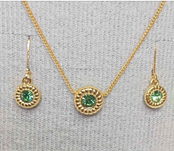 Set Collar + Aretes Gyra Jade Yanbal