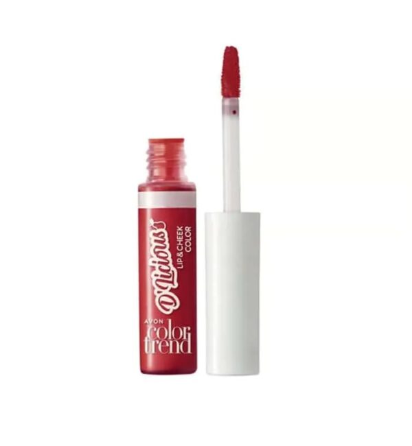 Labial Liquido Delicious Matte tono Rojo Fuego 4ml Avon