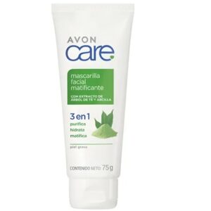 Mascarilla 3 en 1 Matificante piel grasa 75ml Avon Mascarilla 3 en 1 Matificante piel grasa 75ml Avon