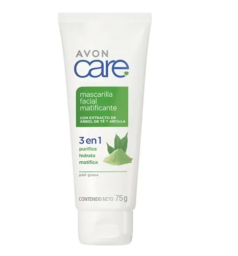 Mascarilla 3 en 1 Matificante piel grasa 75ml Avon Mascarilla 3 en 1 Matificante piel grasa 75ml Avon
