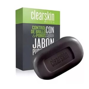Jabon purificante Clearskin Control Brillo y Poros 80g Avon Jabon purificante Clearskin Control Brillo y Poros 80g Avon