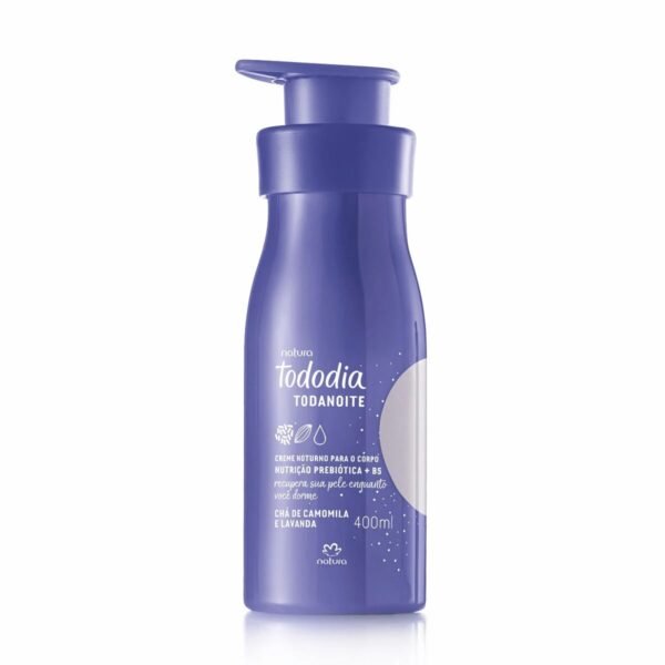 Crema nocturna Tododia Te de Manzanilla y Lavanda 400ml Natura
