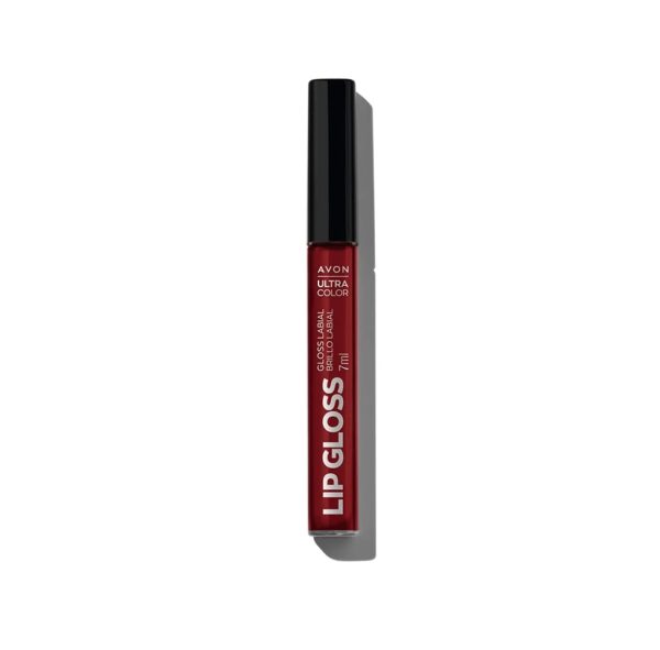 Brillo Labial liquido semimate Lip Gloss tono Glam Red Avon