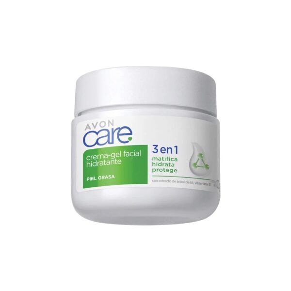 Crema Gel facial 3 en 1 Matifica hidrata 100g Avon
