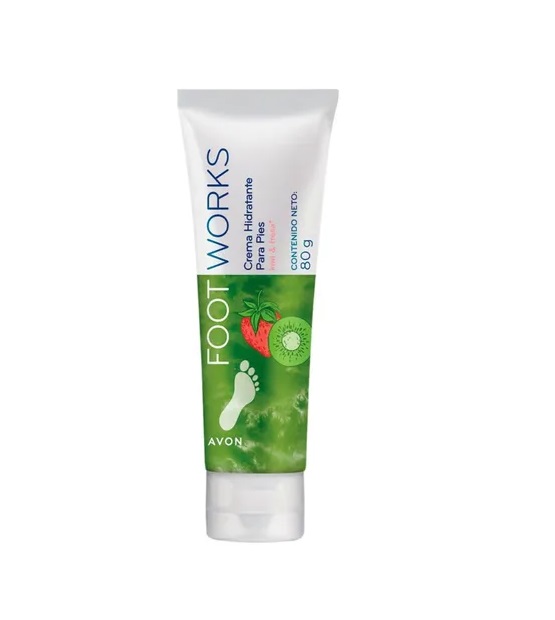 Crema Hidratante para Pies Kiwi y Fresa 80g Avon