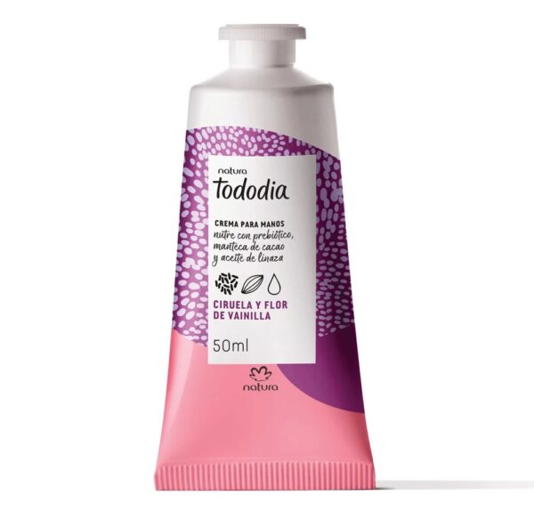Crema de Manos Ciruela y Flor de Vainilla 50ml Natura