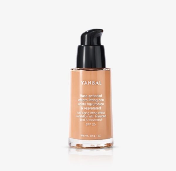 Base liquida Antiedad tono 1N Efecto Lifting Acido Hialurónico 30g Yanbal Base liquida Antiedad tono 1N Efecto Lifting Acido Hialurónico 30g Yanbal