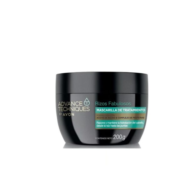 Mascarilla Rizos Fabulosos Aceite ricino 250g Avon