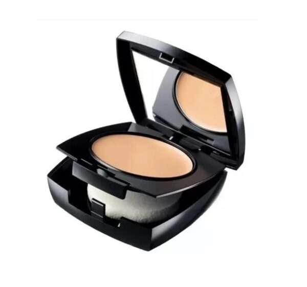 Polvo Compacto Doble Funcion tono Midium Beige Avon