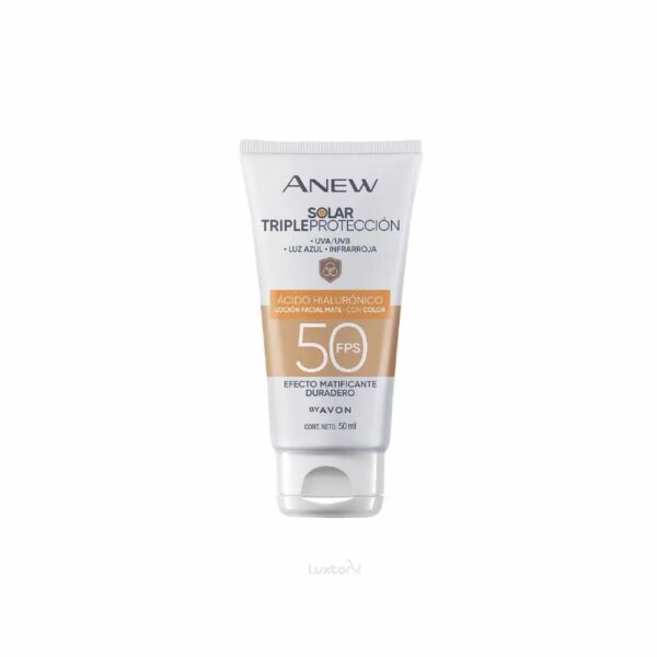 Protector Solar Facial Fps 50 antiedad Ultra Matte 50ml Avon