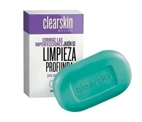 Jabon Limpieza Profunda corrige imperfecciones Clearskin 70g Avon