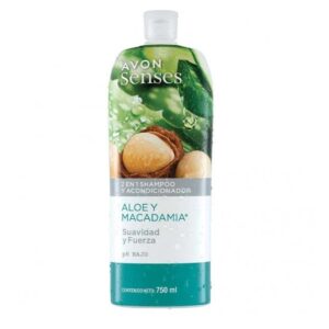 Shampoo 2 en 1 Aloe y Macadamia 750ml Avon