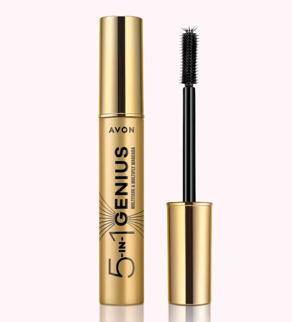 Mascara Lash Genius 5 en 1 APA 10ml Avon
