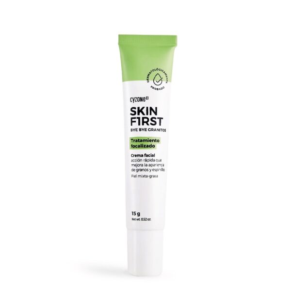 Crema Tratamiento Focalizado Skin First Bye Bye Granitos15g Cyzone Crema Tratamiento Focalizado Skin First Bye Bye Granitos15g Cyzone