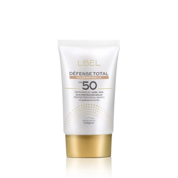 Protector Solar Antiedad Facial Fps50 con color 50ml Lbel