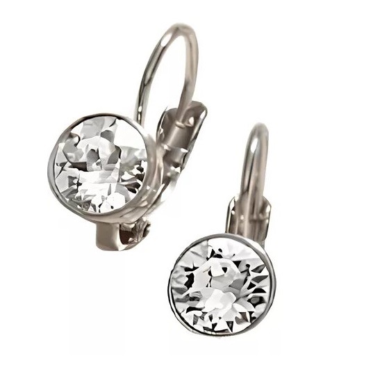 Aretes Colgante Platinium 1 par Yanbal