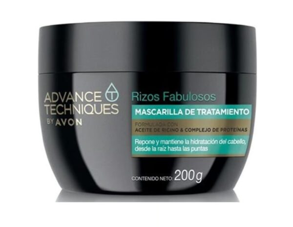 Mascarilla Capilar Rizos Fabulosos Aceite Ricino 250g Avon Mascarilla Capilar Rizos Fabulosos Aceite Ricino 250g Avon