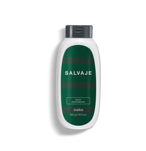 Talco Desodorante Salvaje 140g esika (2x7) Talco Desodorante Salvaje 140g esika (2x7)