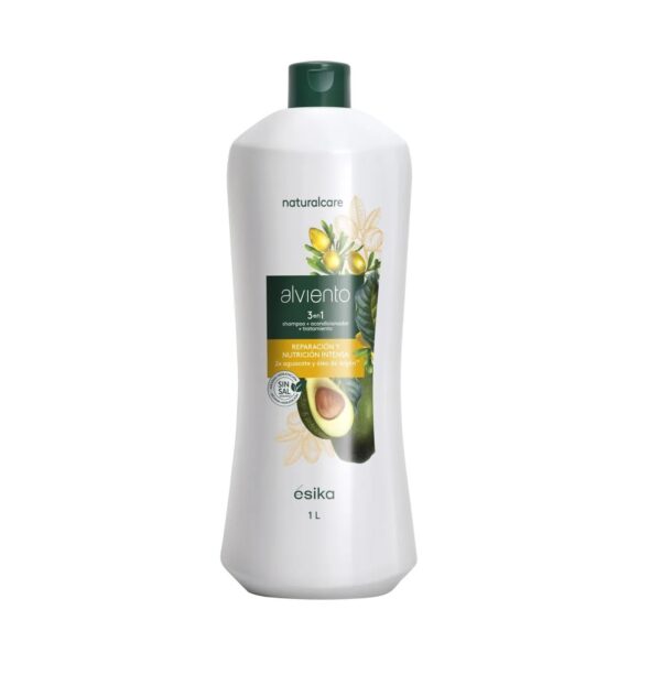 Shampoo Alviento Aguacate y Argan 1litro esika Shampoo Alviento Aguacate y Argan 1litro esika