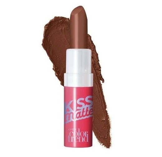 Labial en Barra Kiss Matte tono Cafe Clasico Avon Labial en Barra Kiss Matte tono Cafe Clasico Avon