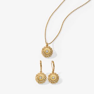 Coleccion Collar + Aretes Amira Yanbal