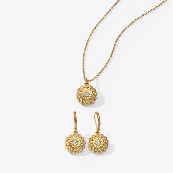 Coleccion Collar + Aretes Amira Yanbal