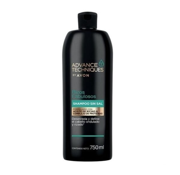 Shampoo sin sal Rizos Fabulosos Aceite de Risina 750ml Avon Shampoo sin sal Rizos Fabulosos Aceite de Risina 750ml Avon