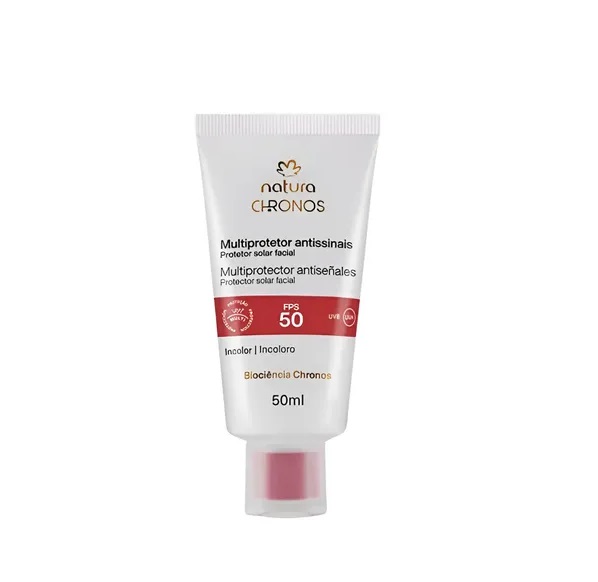 Protector Solar Facial Chronos 50ml Natura