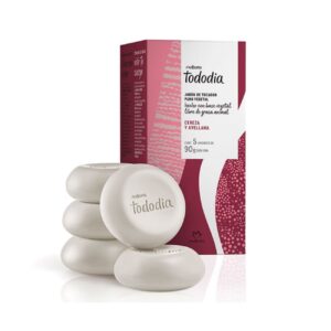 Jabón en barra Tododia Cereza y Avellana 90g c/u Natura Jabón en barra Tododia Cereza y Avellana 90g c/u Natura