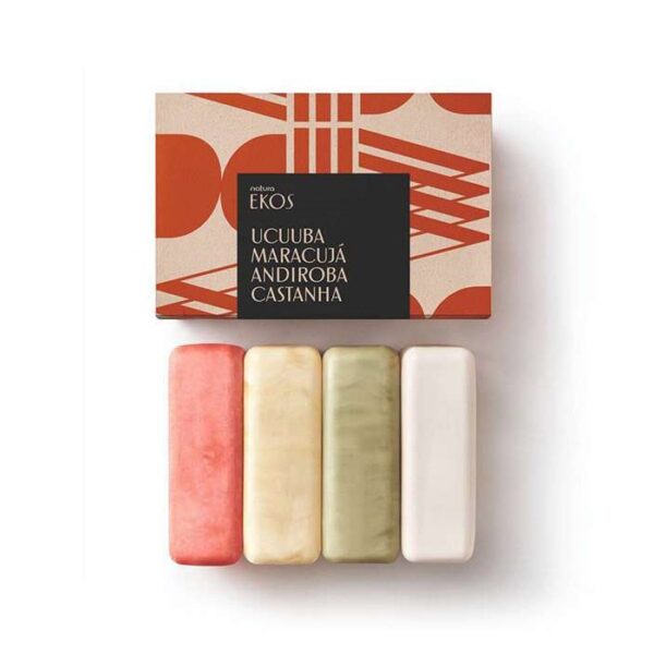 Jabones Cremosos Ucuuba Maracuja Andiroba Castanha x 4 100g c/u Natura Jabones Cremosos Ucuuba Maracuja Andiroba Castanha x 4 100g c/u Natura