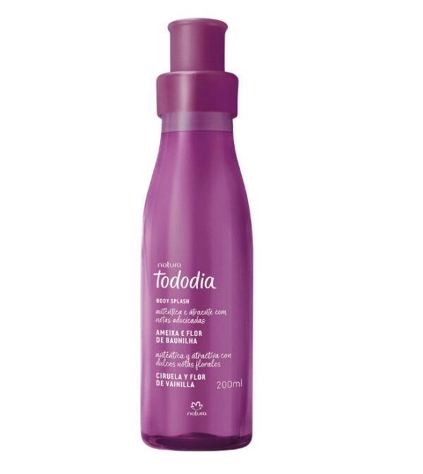 Splash Tododia Ciruela y Flor de Vainilla 200ml Natura Splash Tododia Ciruela y Flor de Vainilla 200ml Natura