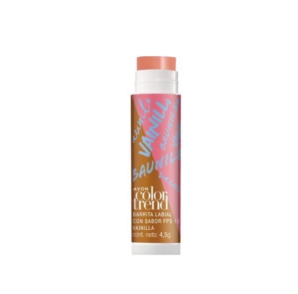 Barrita de labios color trend sabor a Vainilla avon