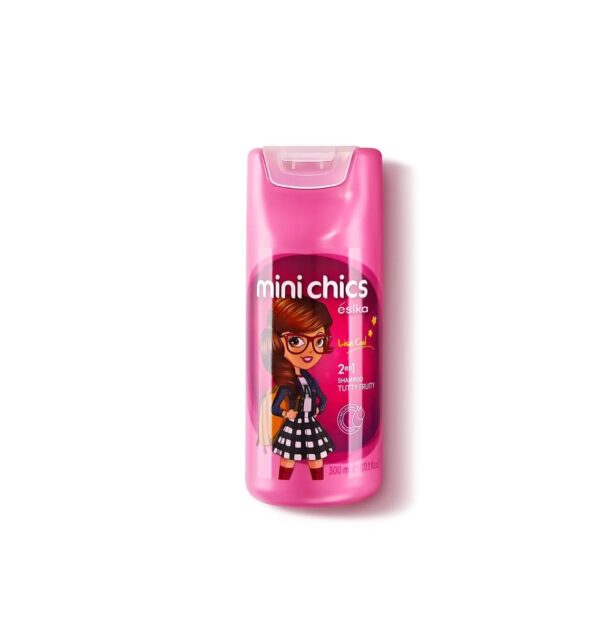 Shampoo Mini Chics 2 en 1 Tutti Frutti 300ml esika (2x) Shampoo Mini Chics 2 en 1 Tutti Frutti 300ml esika (2x$8)