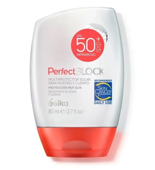 Perfect Block acabado mate 50FPS Rostro 80ml esika