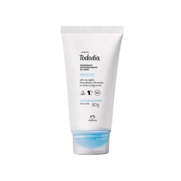 Desodorante crema Tododia Invisivel 70ml Natura Desodorante crema Tododia Invisivel 70ml Natura